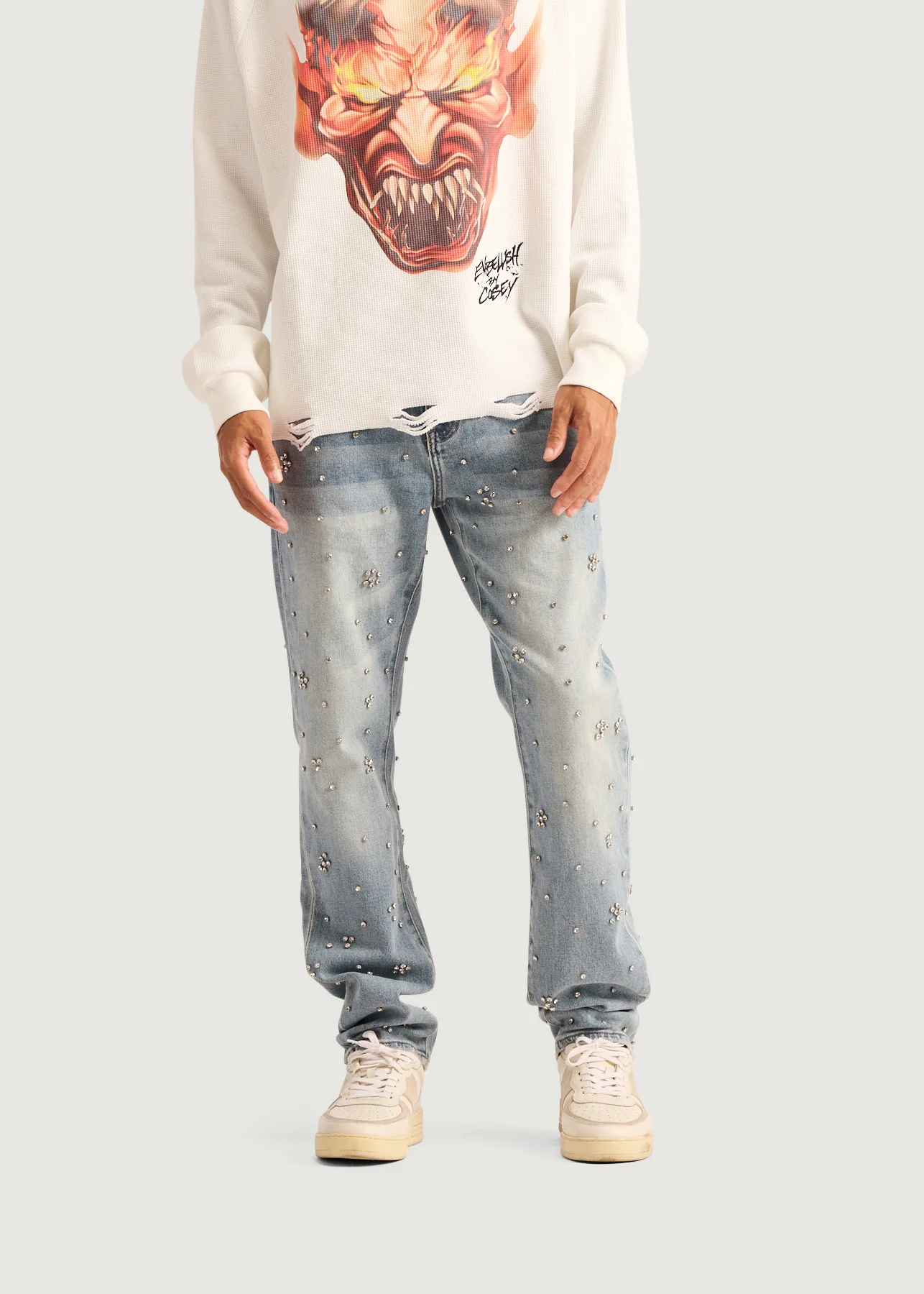Aries Slim Straight Denim (Blue) - Image 2
