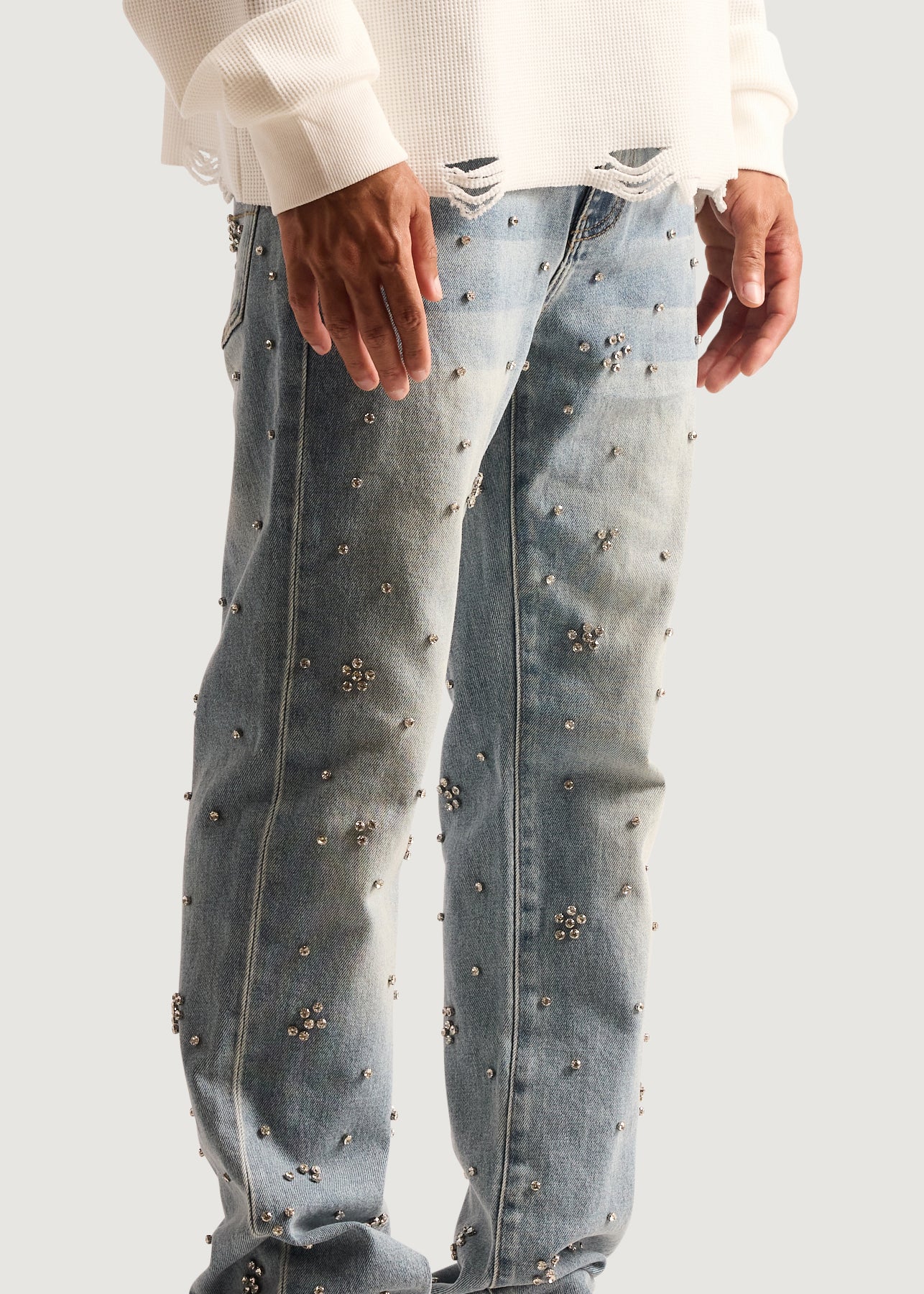 Aries Slim Straight Denim (Blue) - Image 5