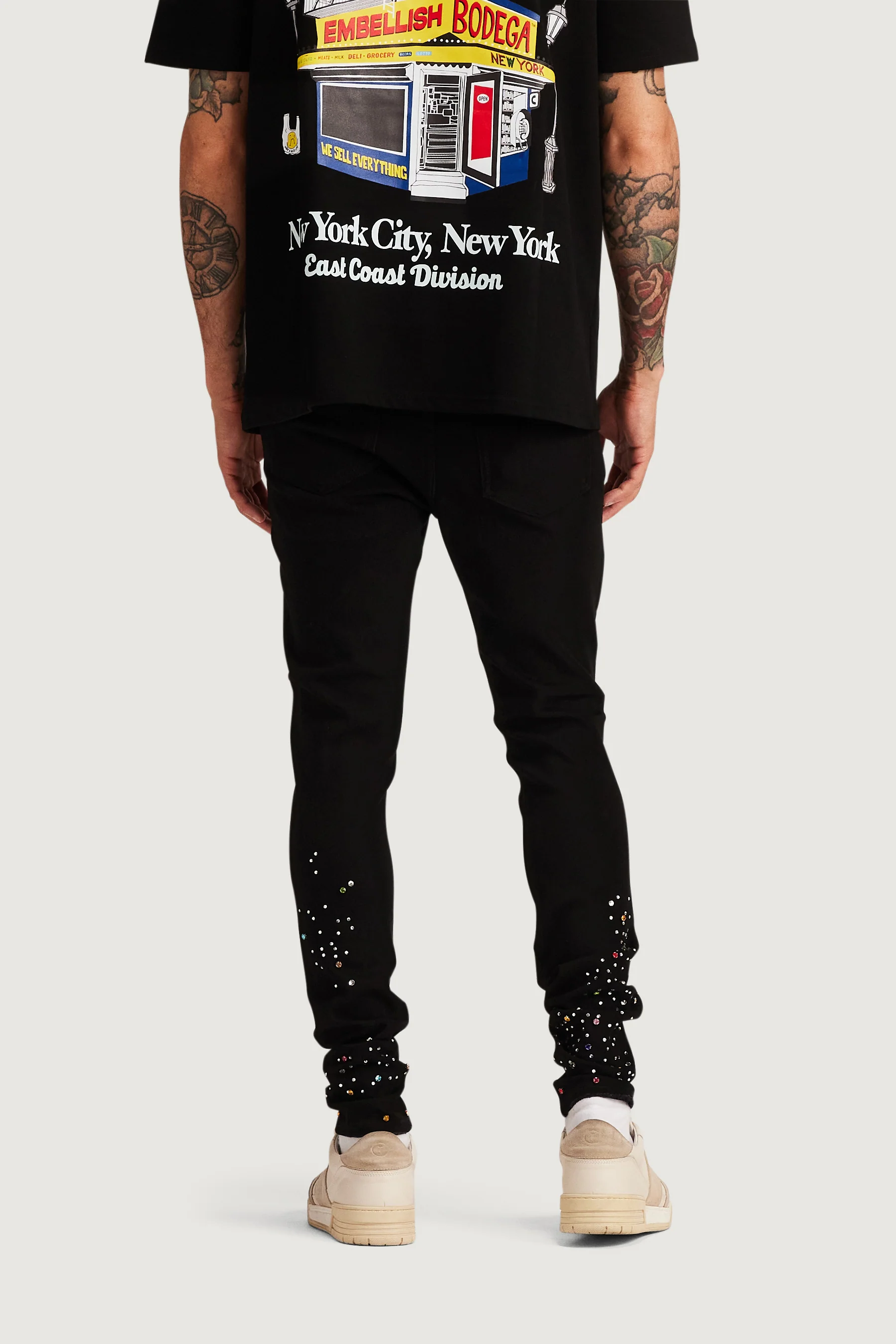Bowie Skinny Denim (Black) - Image 6