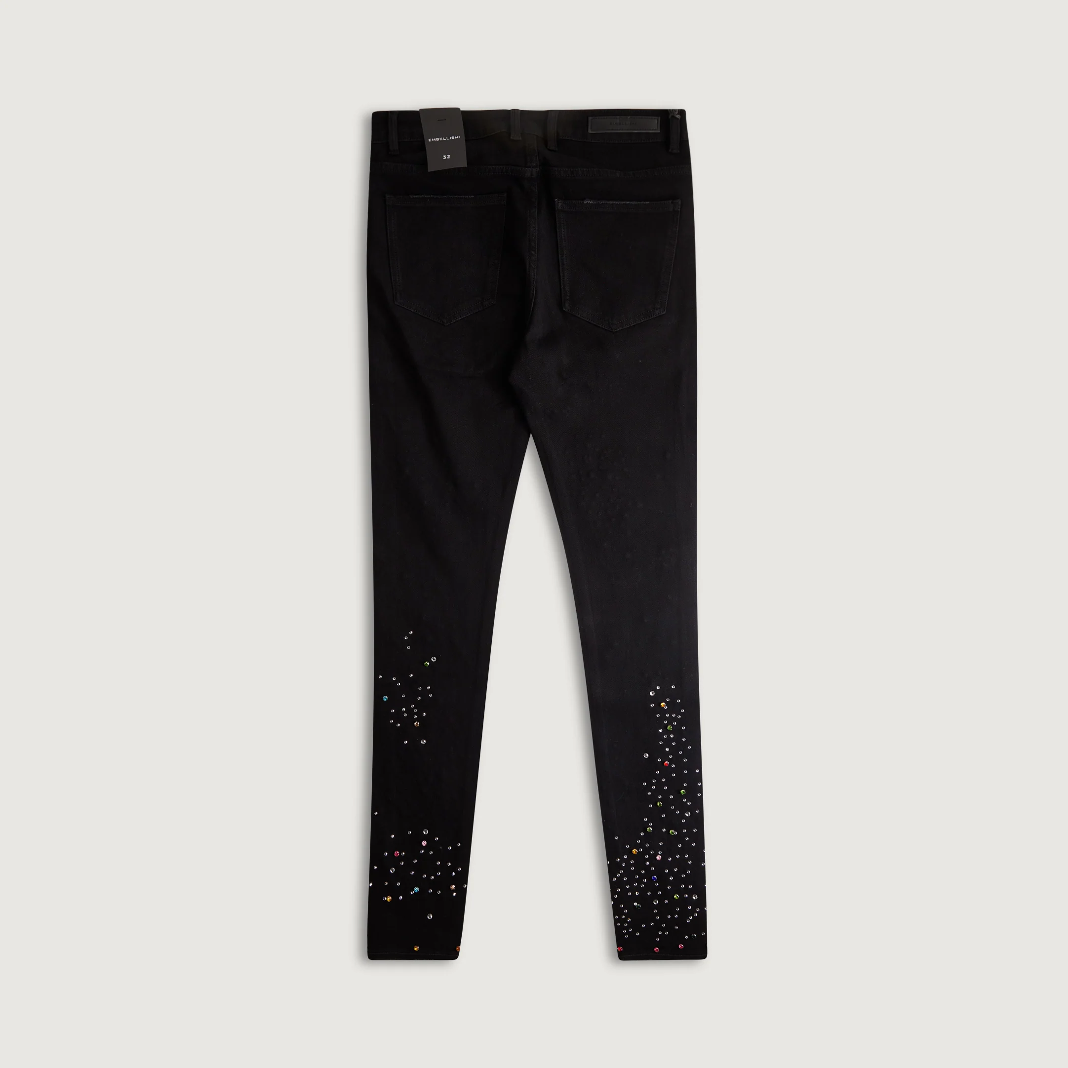Bowie Skinny Denim (Black) - Image 8