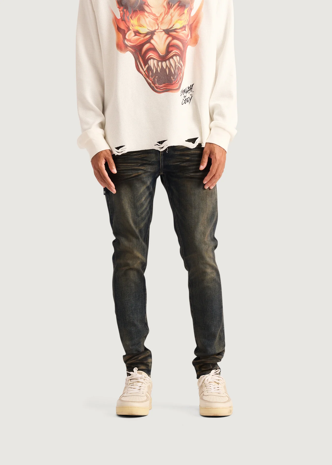 David Skinny Denim (Dark Indigo) - Image 2