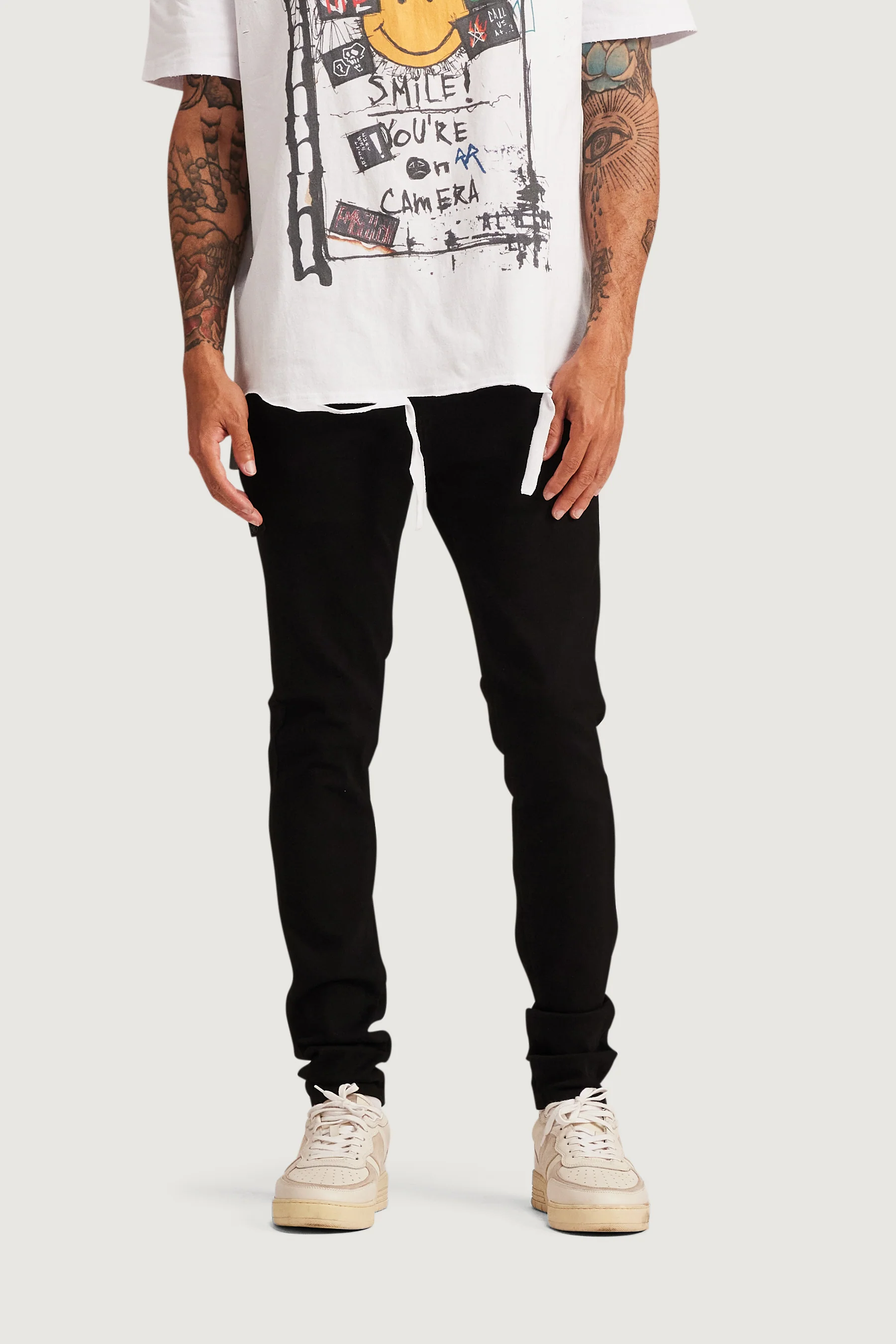 David Skinny Denim (Jet Black) - Image 2