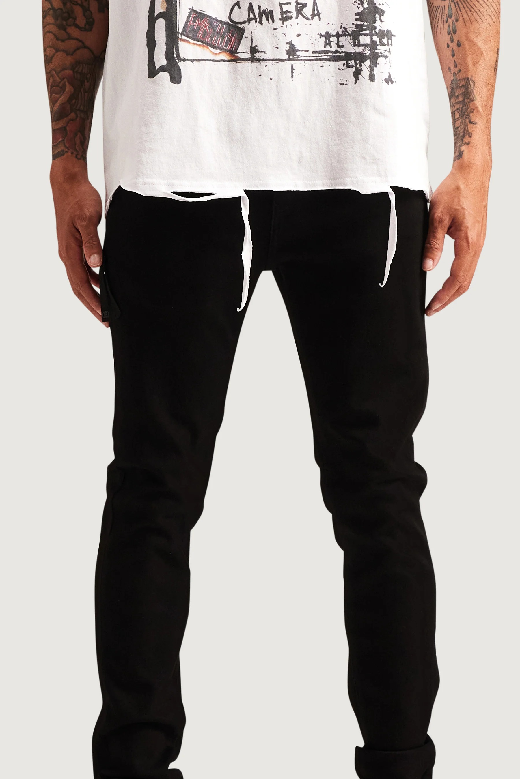 David Skinny Denim (Jet Black) - Image 3