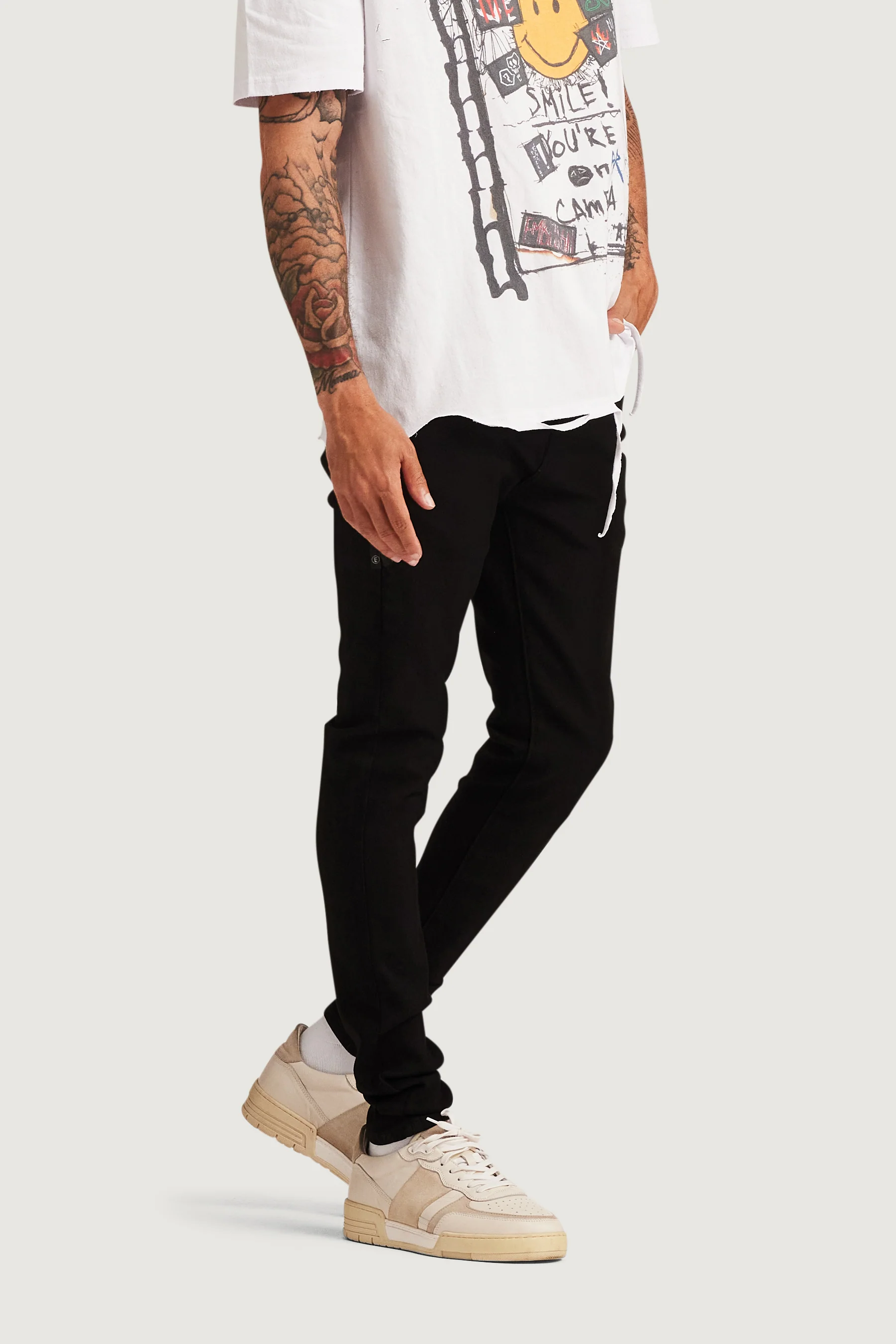 David Skinny Denim (Jet Black) - Image 4