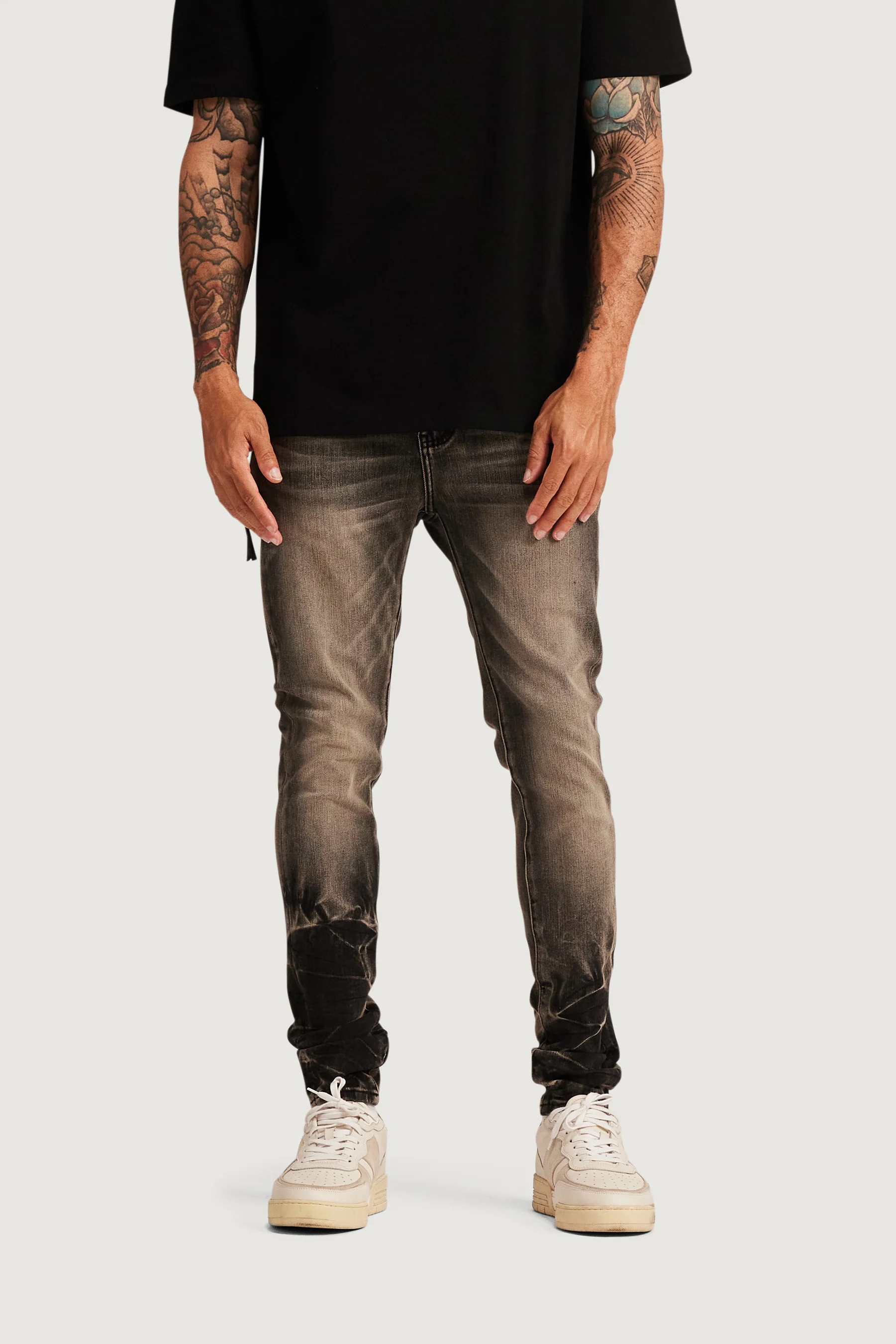 David Skinny Denim (Noir Wash) - Image 2