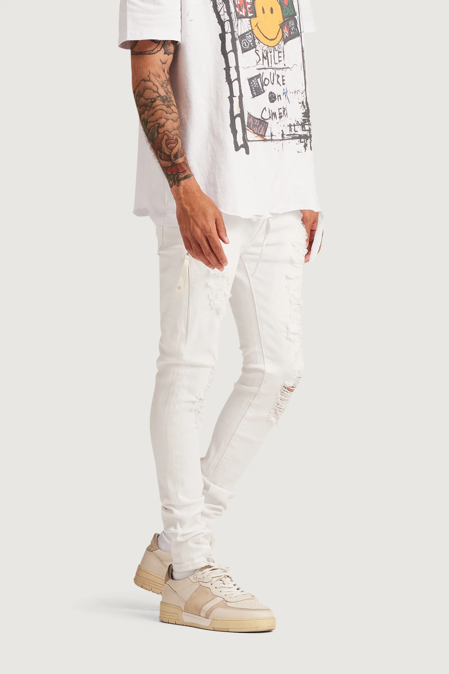 David Skinny Denim (White) - Image 4