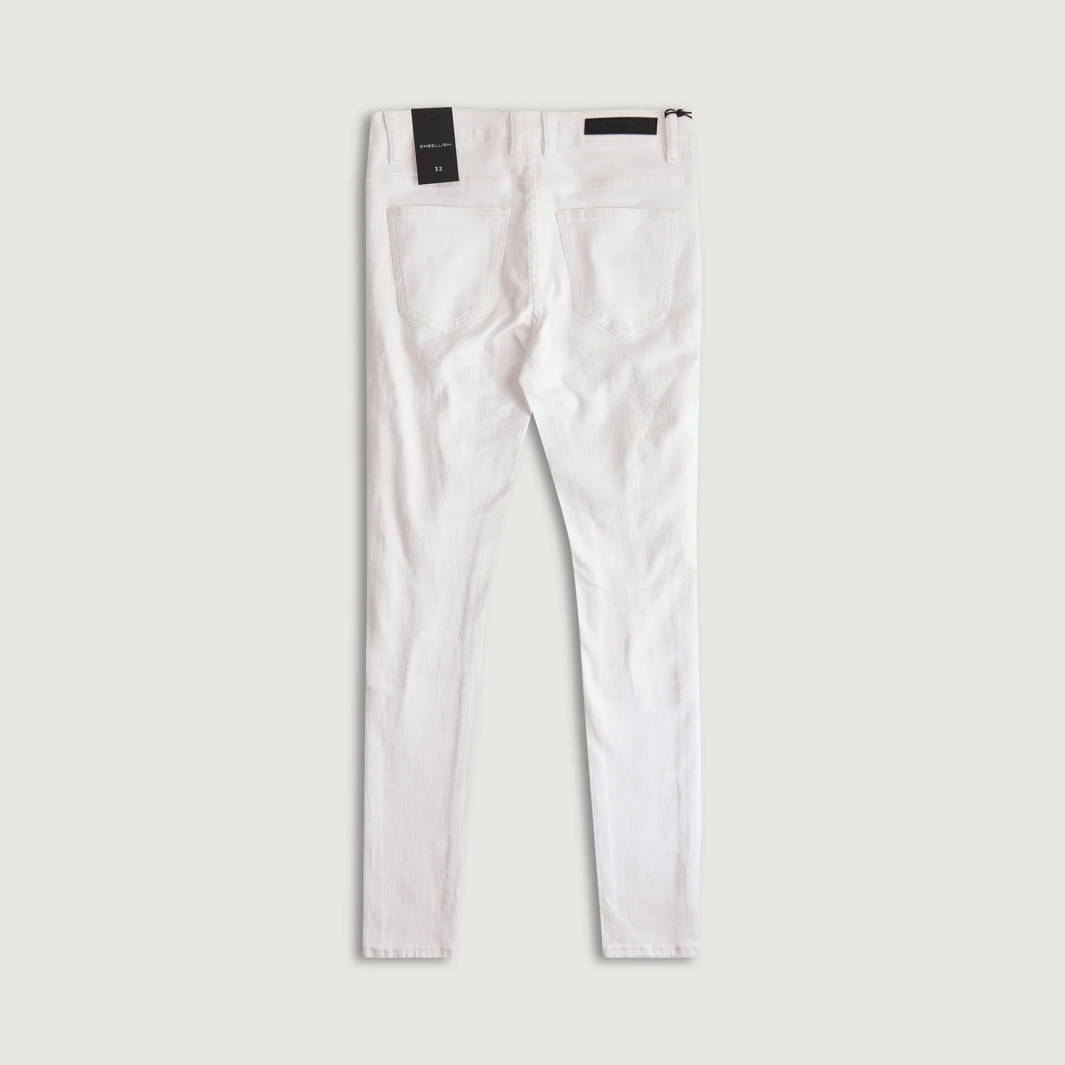 David Skinny Denim (White) - Image 8