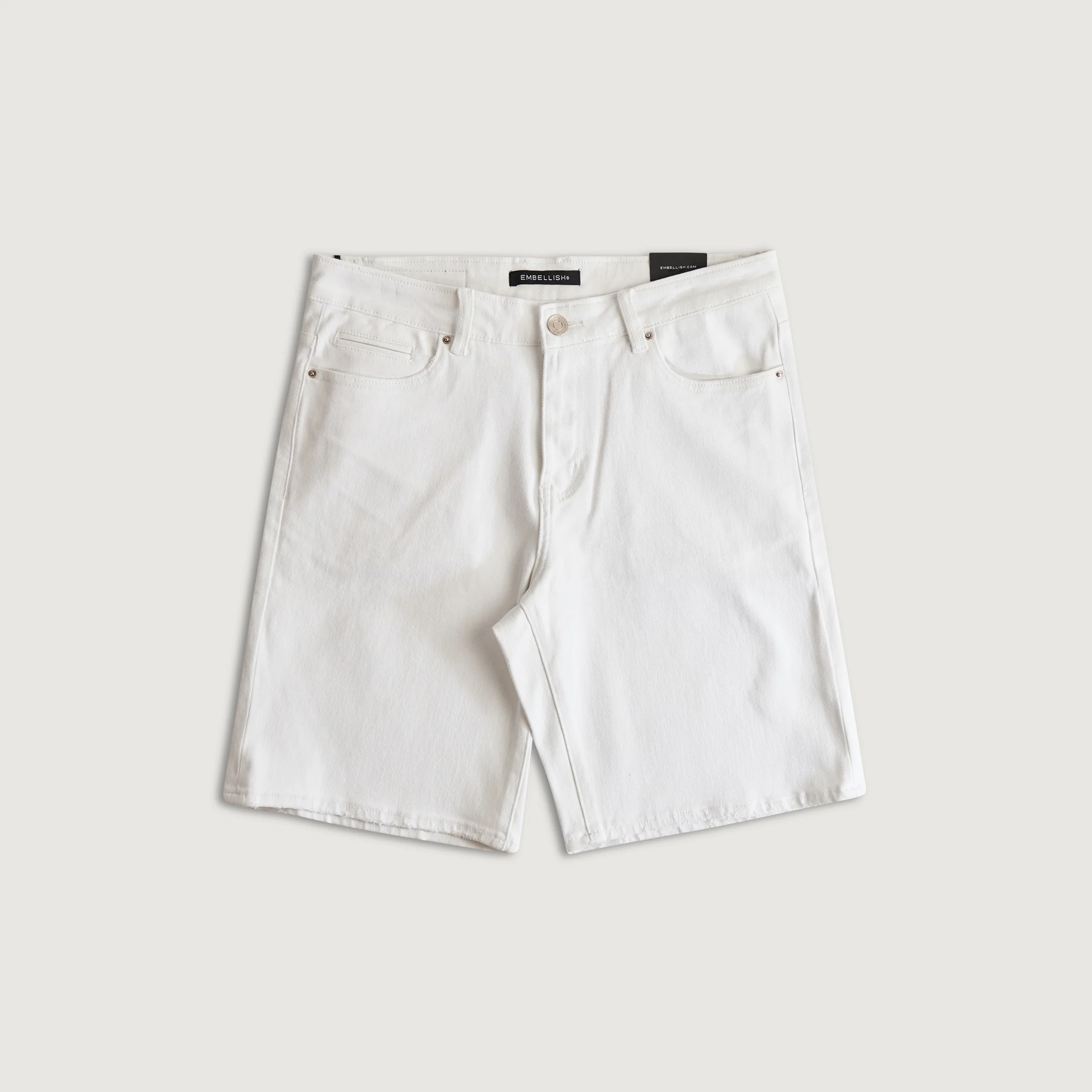 Easy Denim Short (White)
