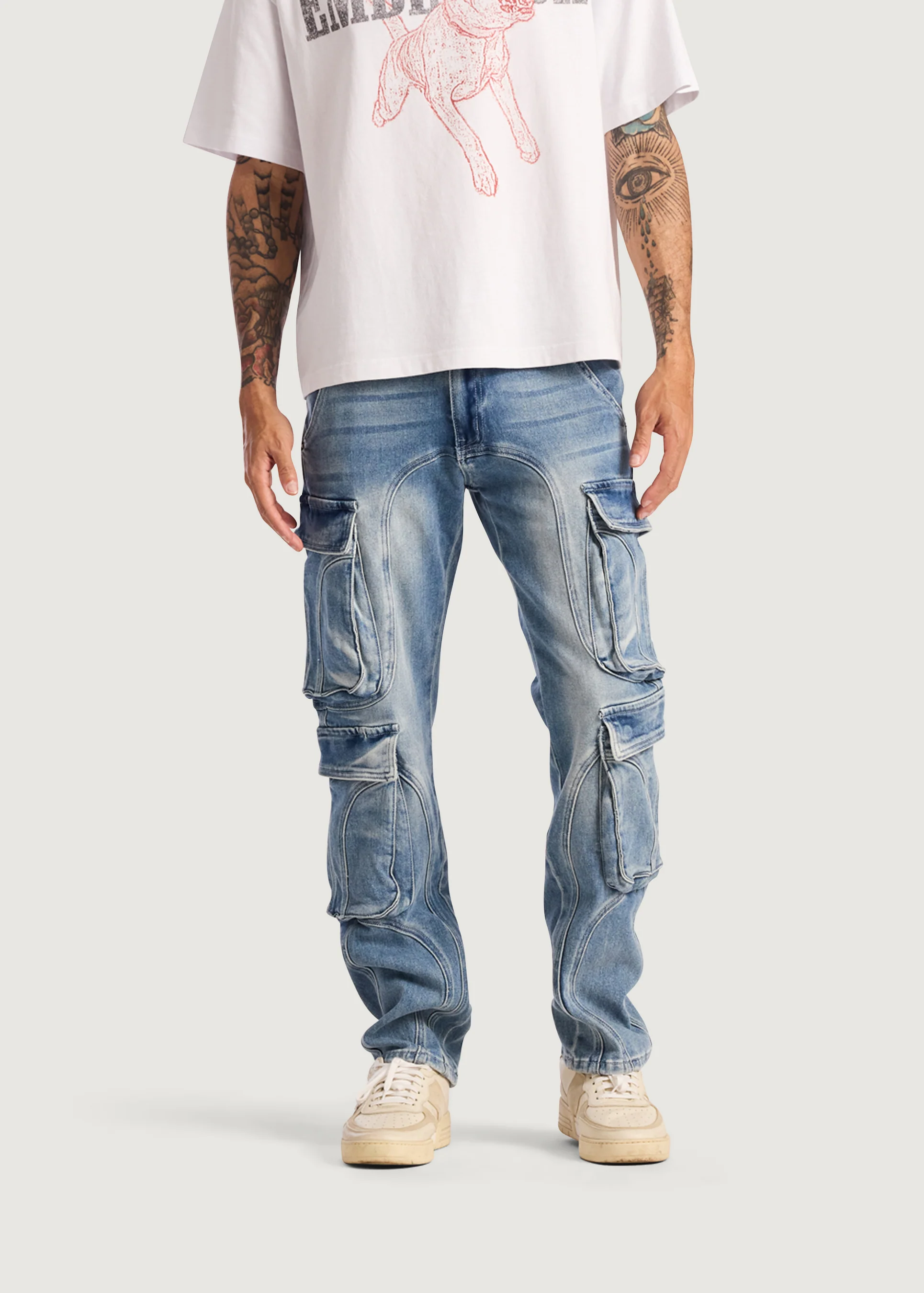 Recon Cargo Denim (Blue) - Image 2