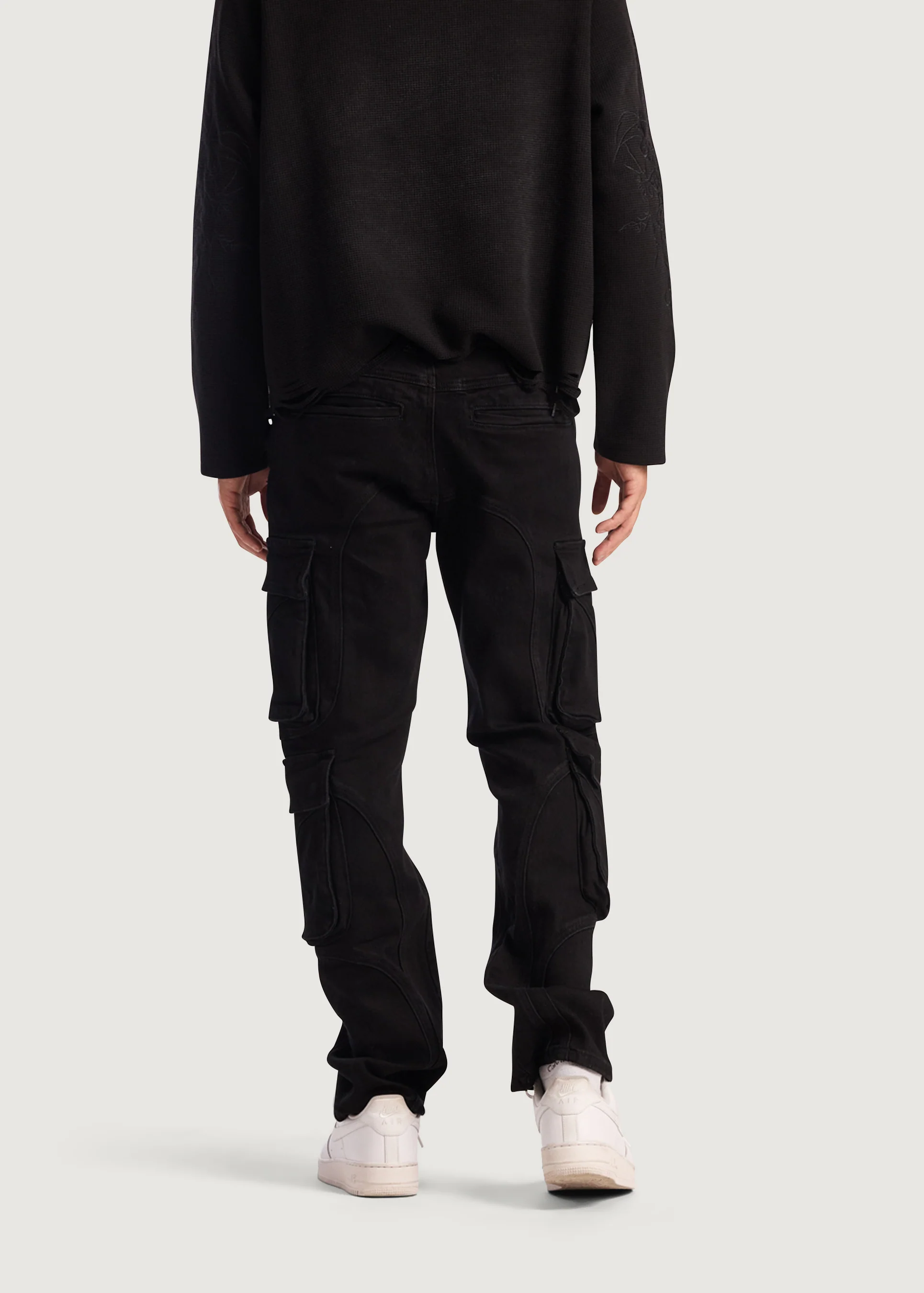 Recon Cargo Denim (Black) - Image 6