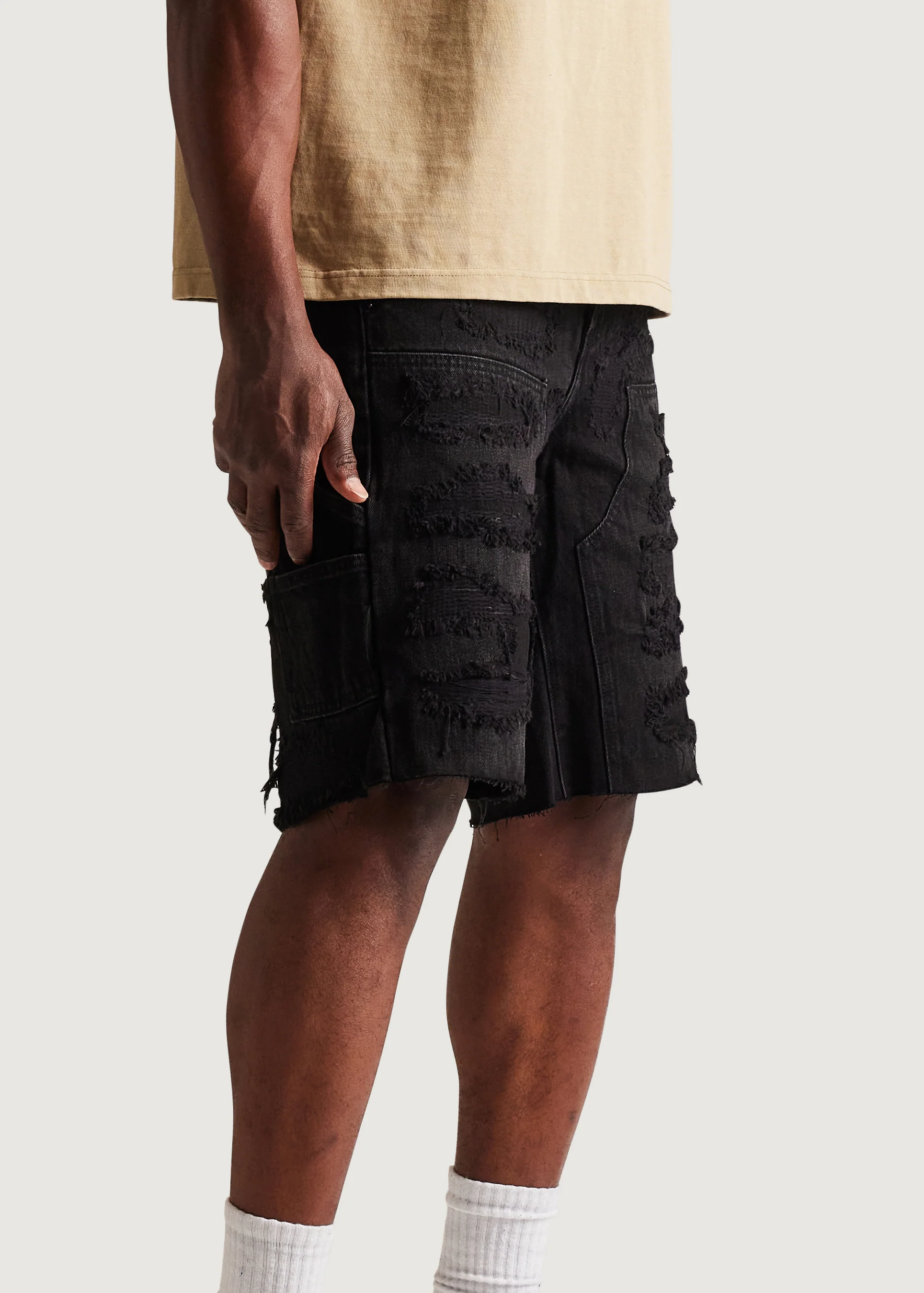 Hart Denim Short (Black) - Image 6