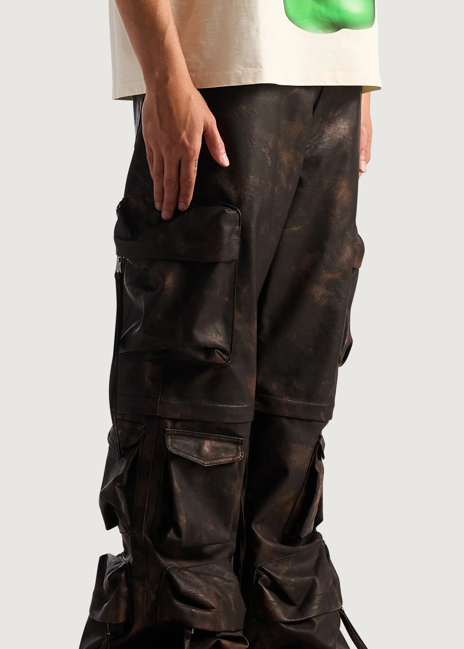 Hawk Baggy Cargo Denim (Acid) - Image 5