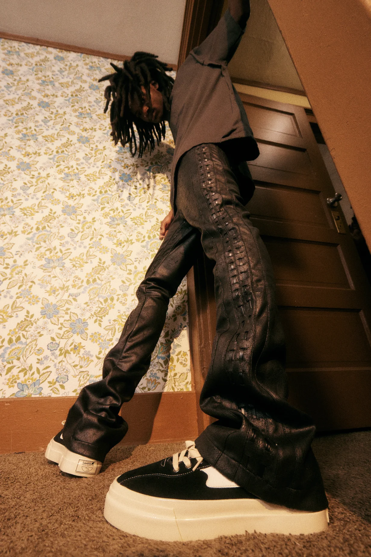Mills Flare Denim (Black Wax) - Image 4