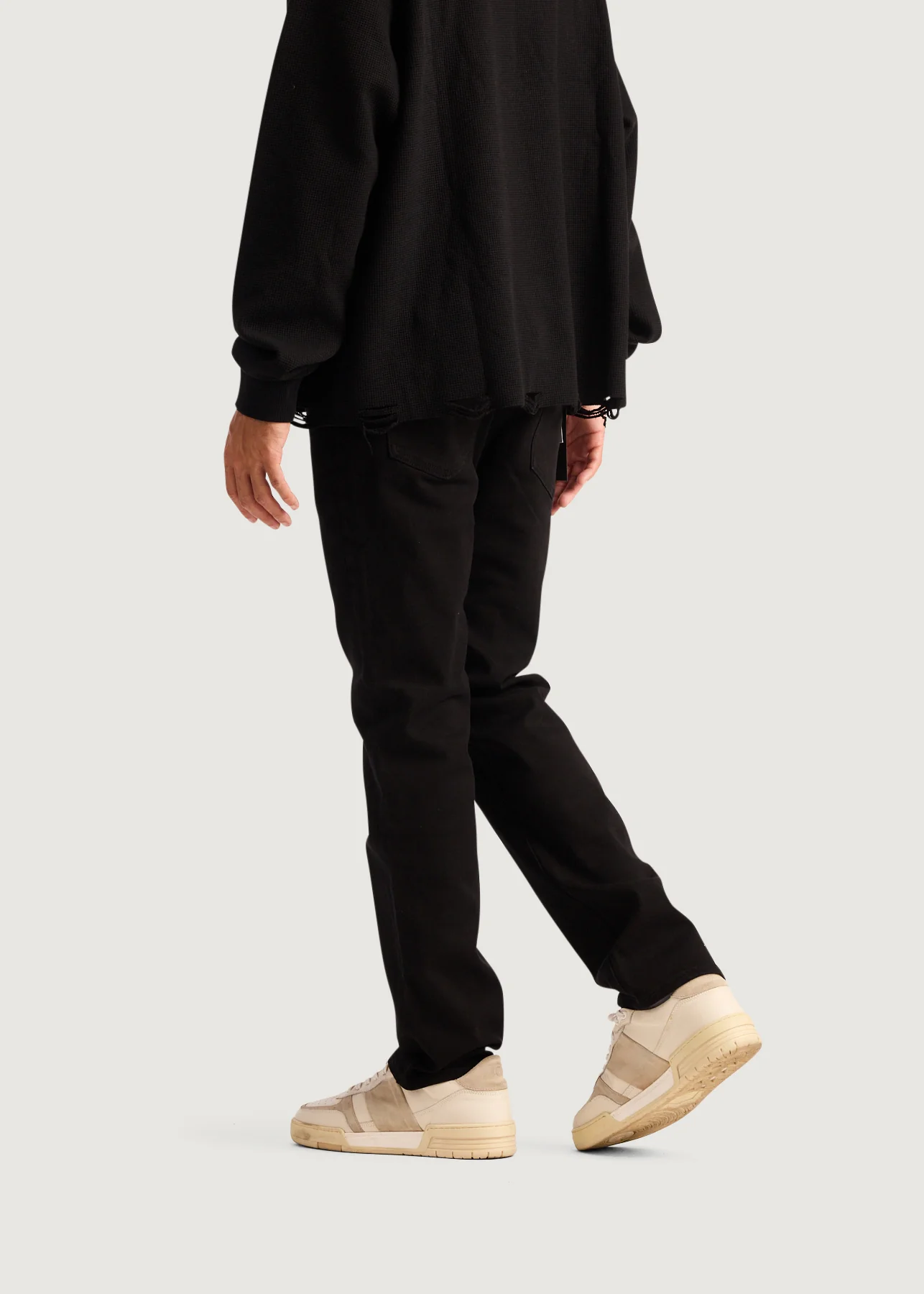 Spencer Slim Straight Denim (Black) - Image 7